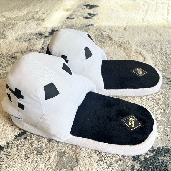 NEW Star Wars Stormtrooper 3D Plush Slippers Size Large - Picture 5 of 7